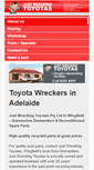 Mobile Screenshot of justwrecking.com.au